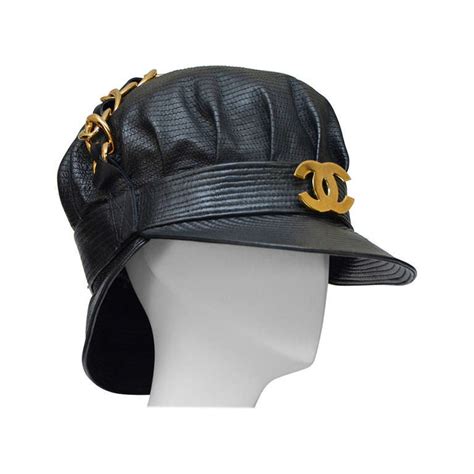 black Chanel top hat